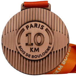 10 KM Bois de Boulogne medal