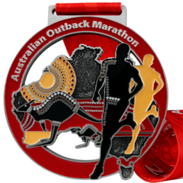 Australian Outback Marathon medal