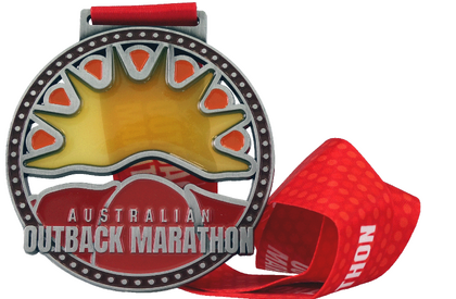 Medal with stained glass effect
