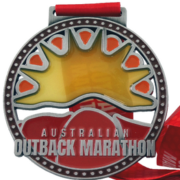 Australian Outback Marathon medal