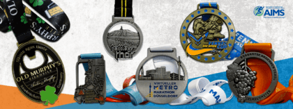 Medals with open elements