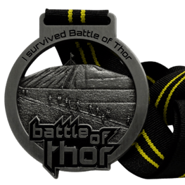 Obstacle Run medal Battle of Thor