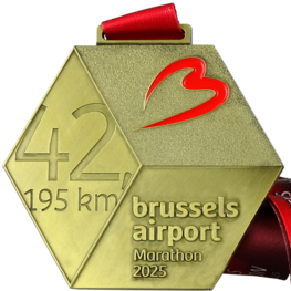 Brussels Airport Marathon medal