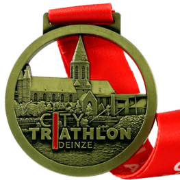 Triathlon medal City Triathlon Deinze