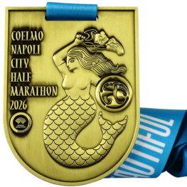 COELMO Napoli City Half Marathon medal