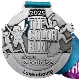 Color Run Luxembourg by Baloise medal