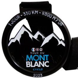 Mont Blanc cyclo tour medal