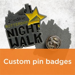 Custom pin badges