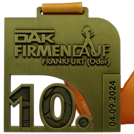 Dak Firmenlauf medal