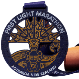 First Light Marathon medal