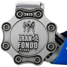 Gran Fondo Cyprus medal