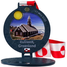 Iceford Midnight Marathon medal
