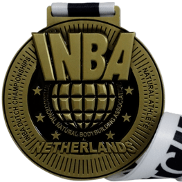 INBA bodybuilding medal