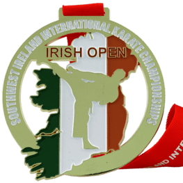 Martial arts medal Irish Open