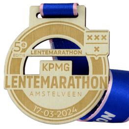 Eco-Medal Wood KPMG Lentemarathon