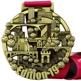 Luxembourg Marathon medal