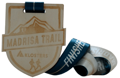 Madrisa Trail wooden medal