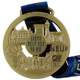 Urban run medal Mairie du Neuf