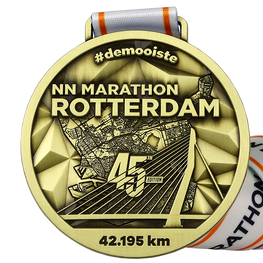 Rotterdam Marathon medal