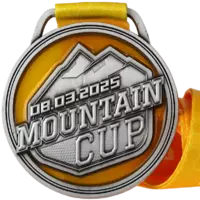 Medal with stained glass effect