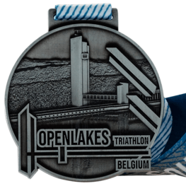 Openlakes triathlon medal