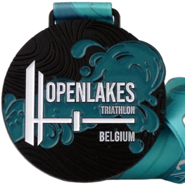 Openlakes Triathlon medal