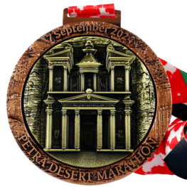 Petra Desert Marathon medal