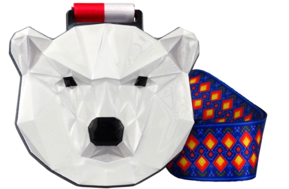 Bespoke medals of the Polar Circle Marathon and Polar Bear Challenge