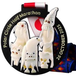 Polar Circle Half Marathon medal