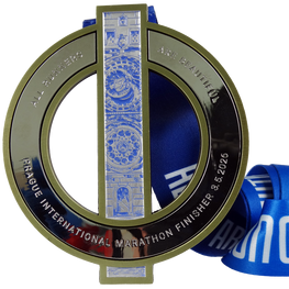 Prague Marathon medal