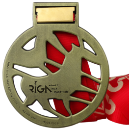 Riga Marathon medal