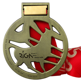 Riga Marathon medal