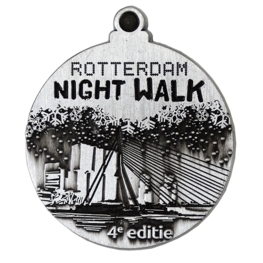 Rotterdam Night Walk pin badge