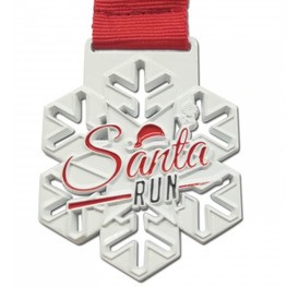 Santa Run medal