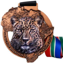 The Big Five Marathon medal