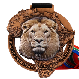 The Big Five Marathon medal