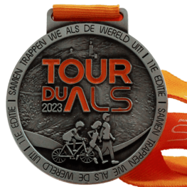 Tour du ALS charity medal