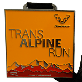 Trans Alpine Run medal