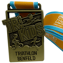 Triathlon Benfeld kids medal