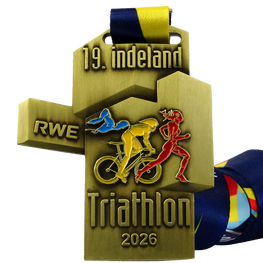 Indeland Triathlon medal