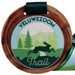 Eco-Medals Wood fibers Veluwezoom Trail